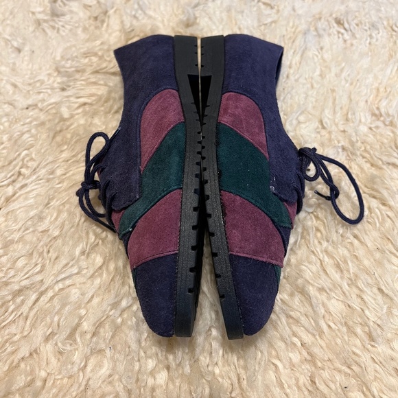 Vintage color block suede loafers - Picture 7 of 10